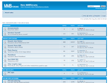 Tablet Screenshot of mmbforums.com